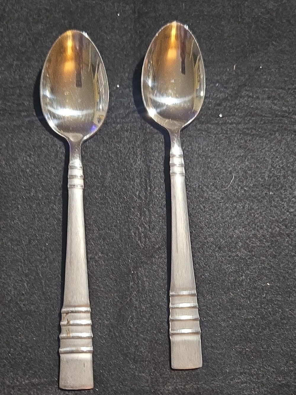 Everyday Stainless Steel Spoons in Silver — Set of 2